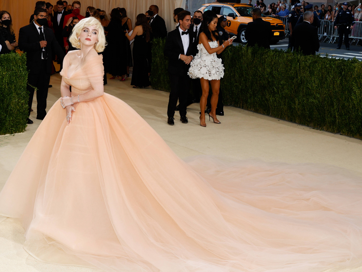 Billie Eilish arrives for The Met Gala at The Metropolitan Museum of Art.