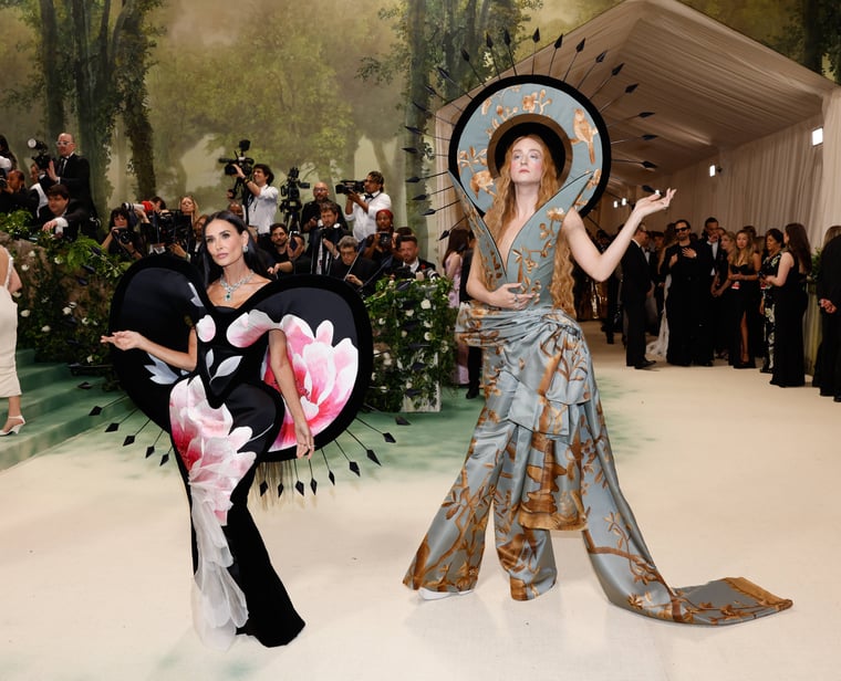 Demi Moore and Harris Reed Met Gala 2024 imago0472697696h