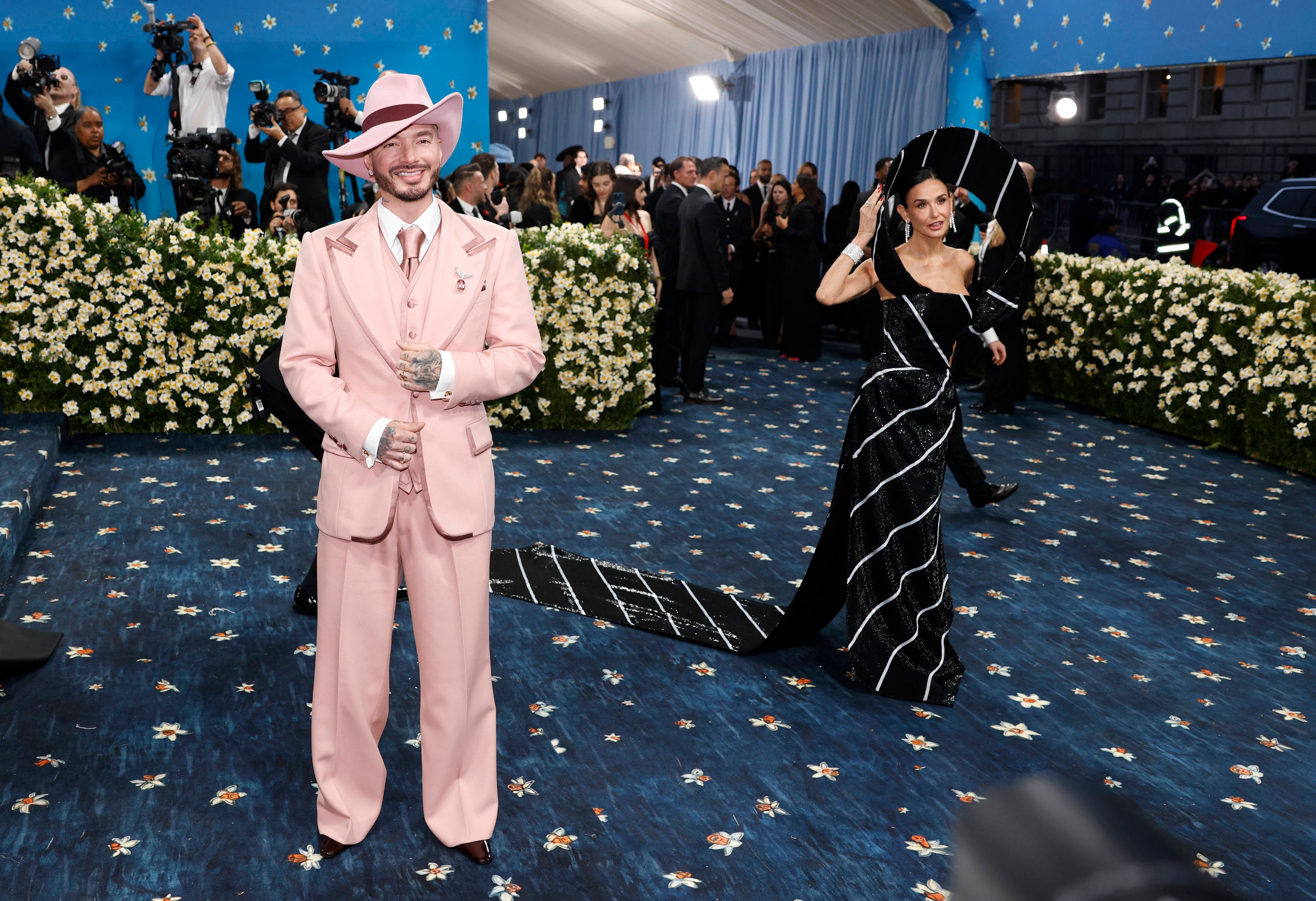 Demi Moore and J Balvin Met Gala 2025 imago0816634402h