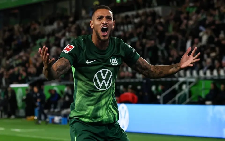  Torjubel, Vinicius Souza (VfL Wolfsburg) 