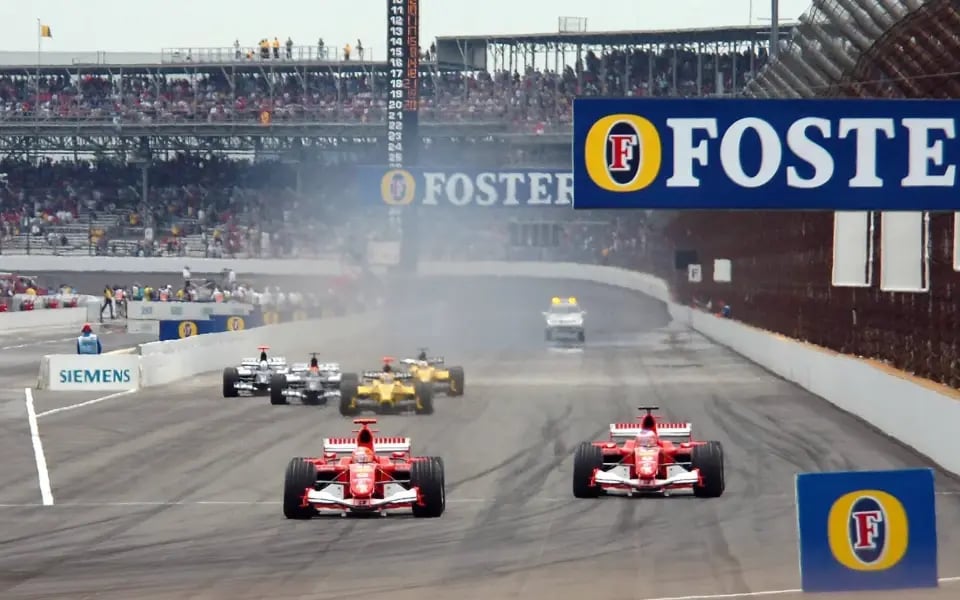 Start zum GP der USA 2005