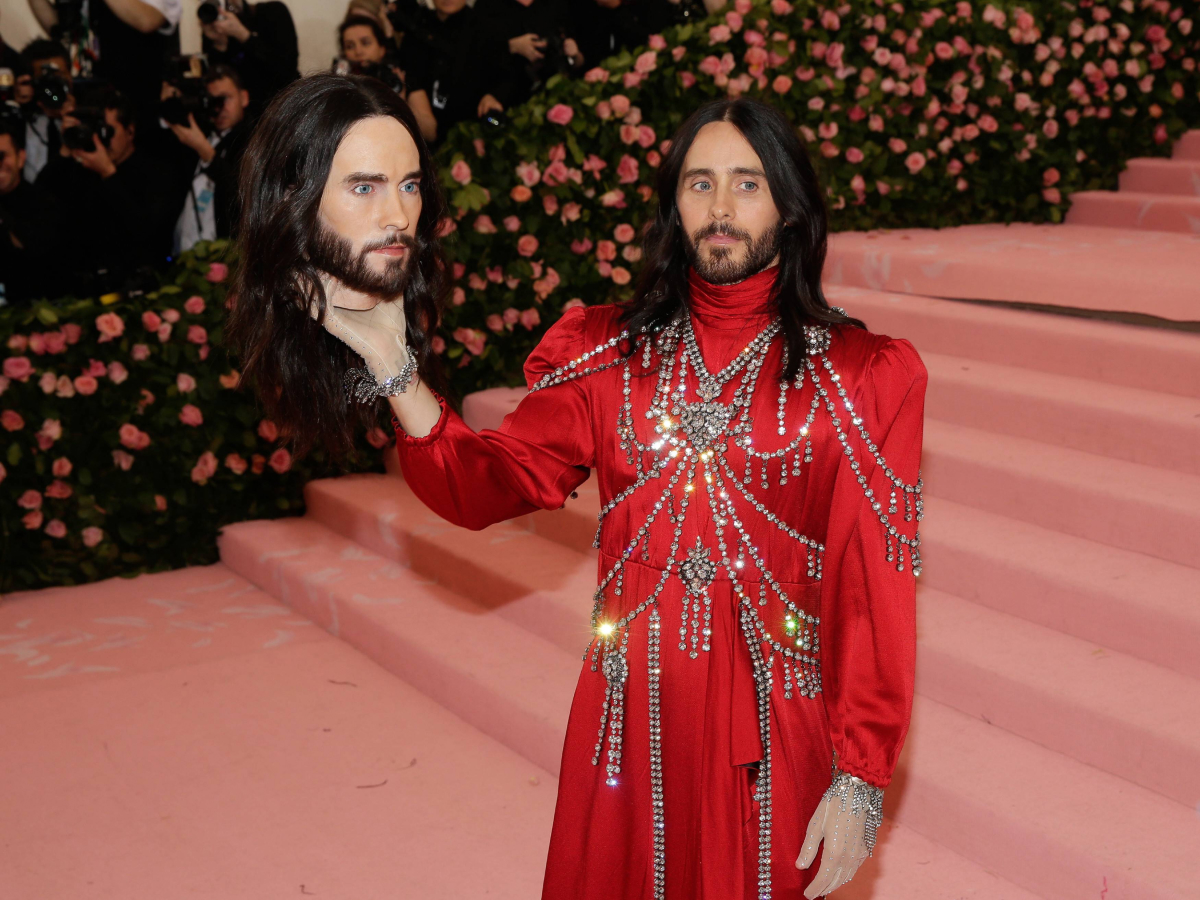 Jared Leto arrives on the red carpet at The Metropolitan Museum of Art's Met Gala 2021