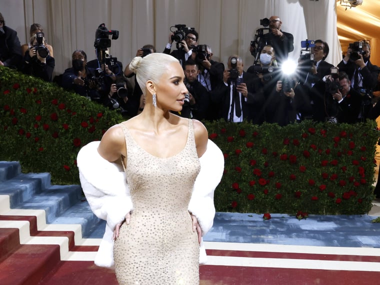 Kim Kardashian at the Met Gala 2022 imago0195759230h