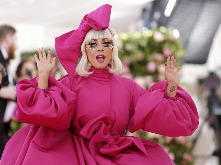 Lady Gaga arrives on the red carpet at The Met Gala 2021 at the Metropolitan Museum of Art