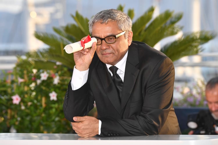 Mohammad Rasoulof with the Special Jury Prize for The Seed of the Sacred Fig at the Photocall with the award winners at the Festival de Cannes 2024