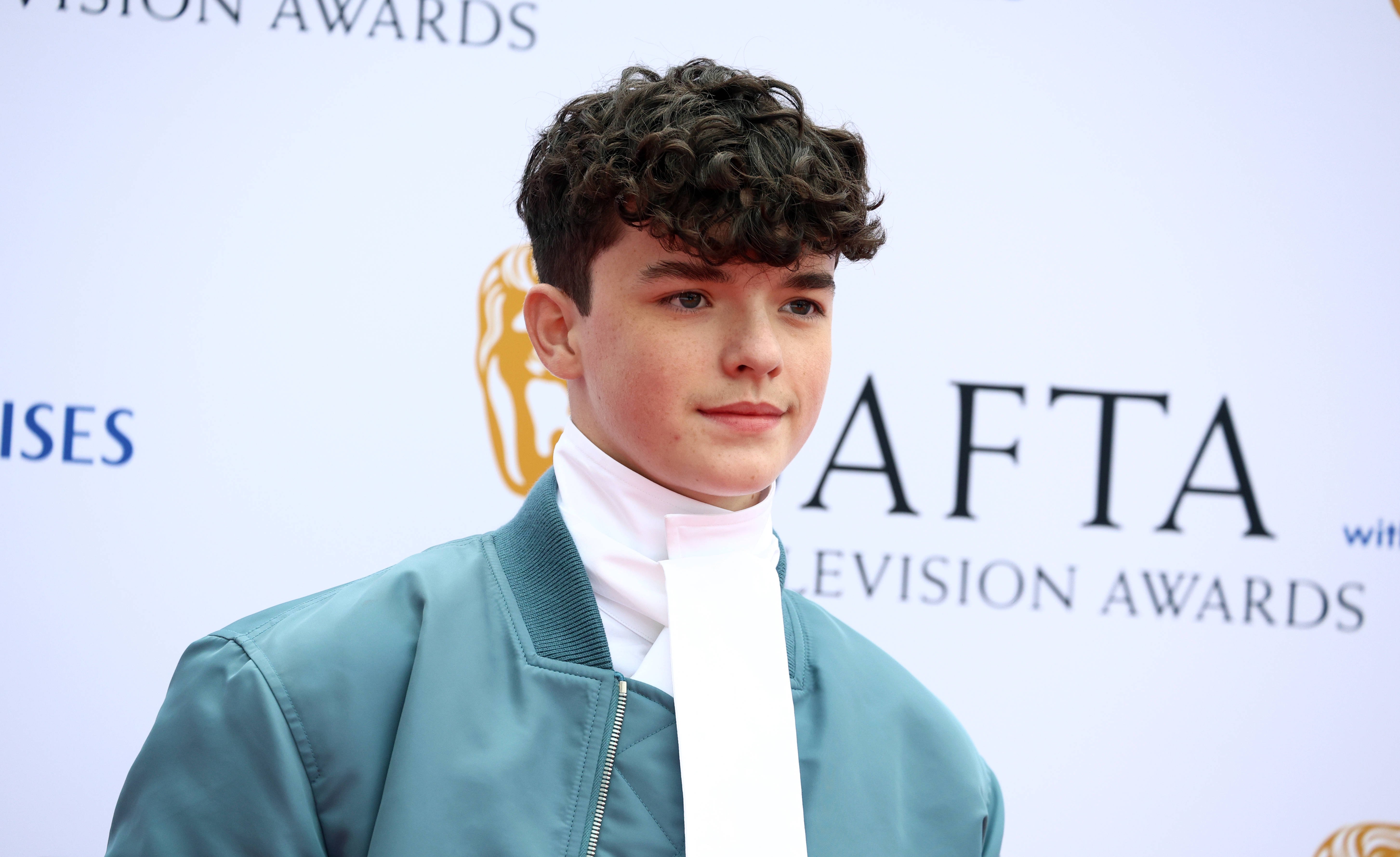 Owen Cooper attends the 2026 BAFTA Television Awards at the Royal Festival Hall in London, England.