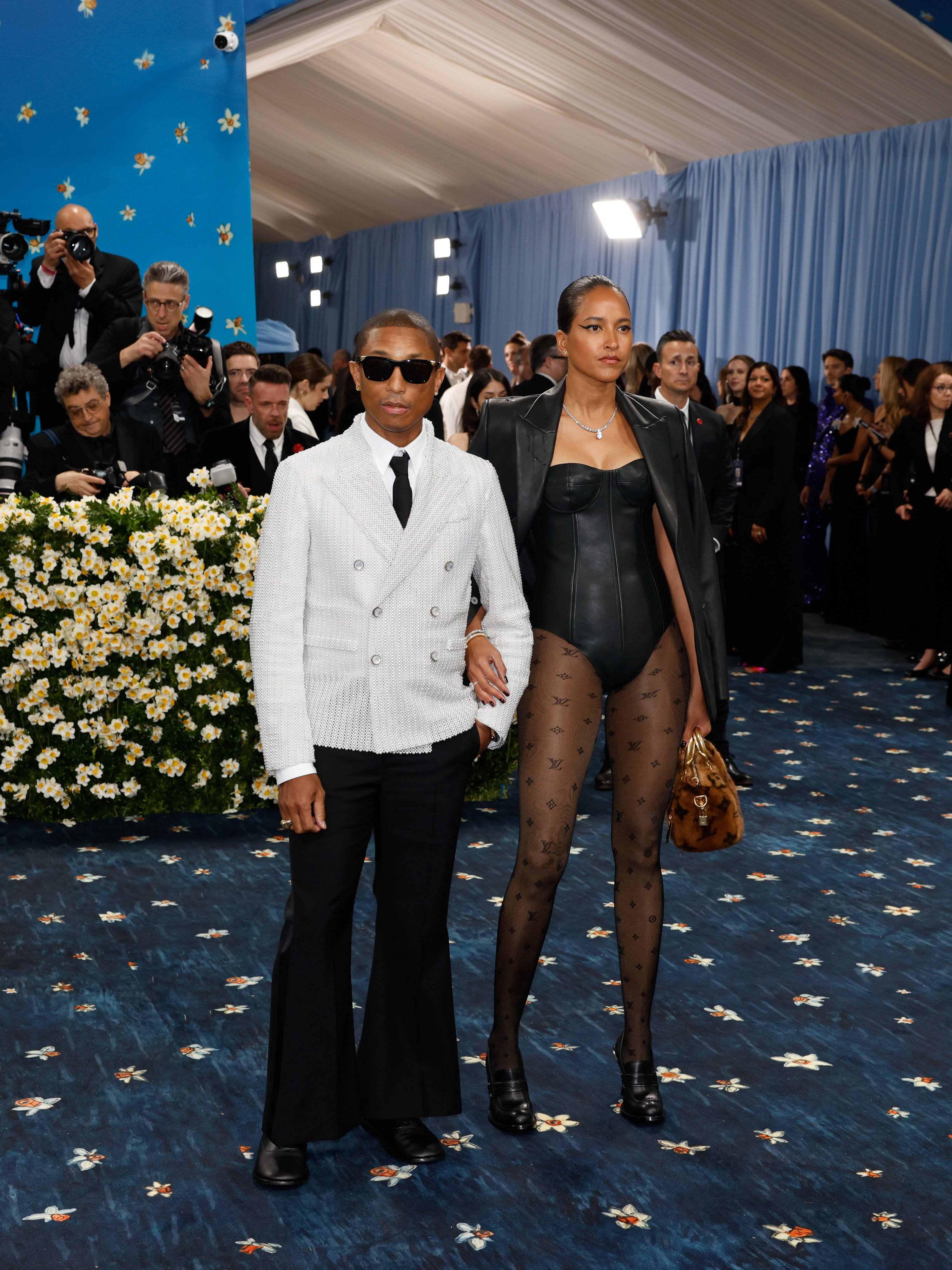 Pharrell Williams and Helen Lasichanh Met Gala 2025 imago0816573197h