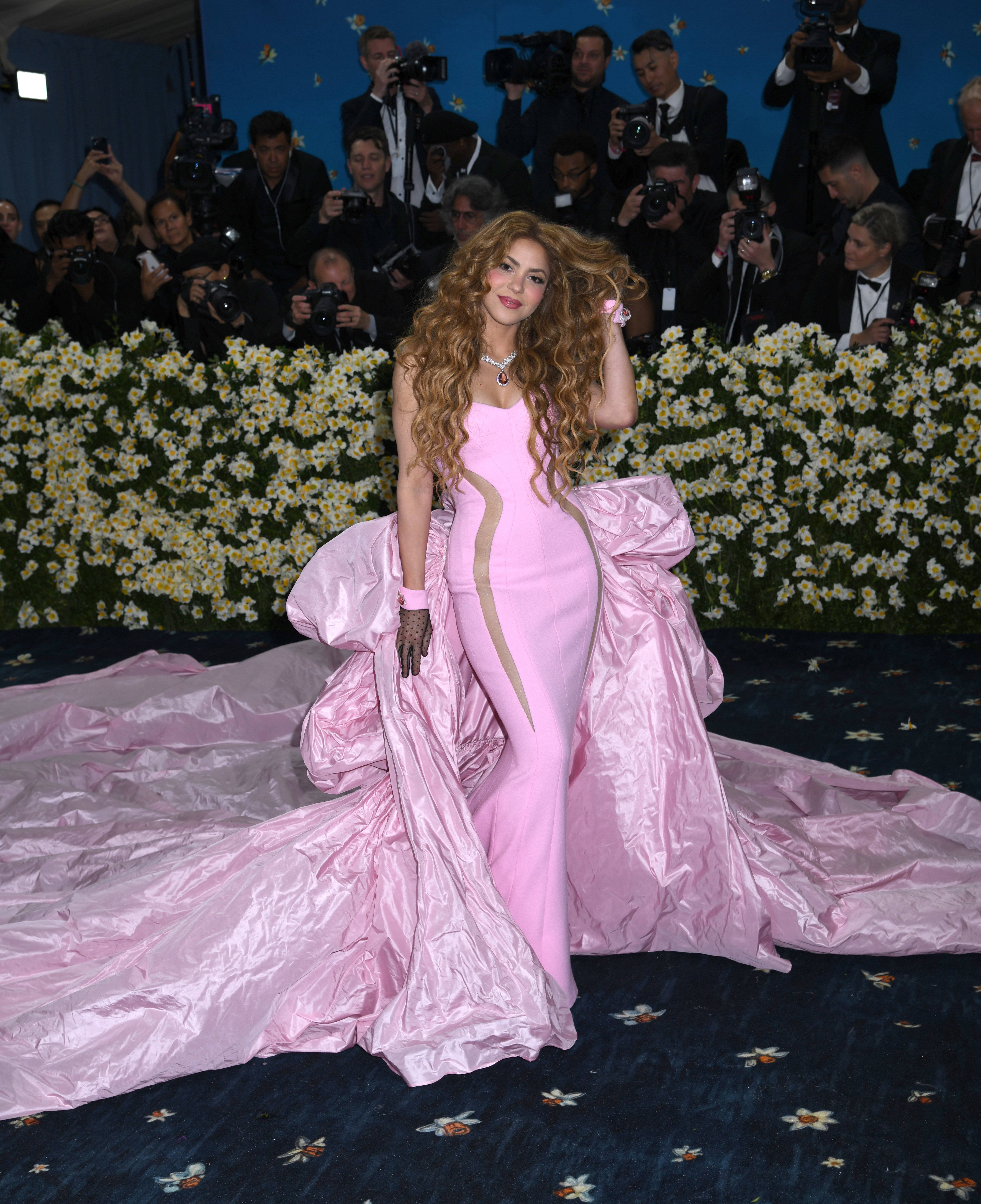 Shakira attends the 2025 Met Gala