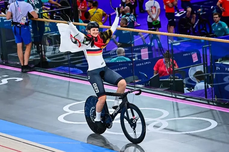 german-cyclist-celebrates-victory-olympics