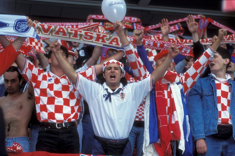 Kroatien Fans 1996