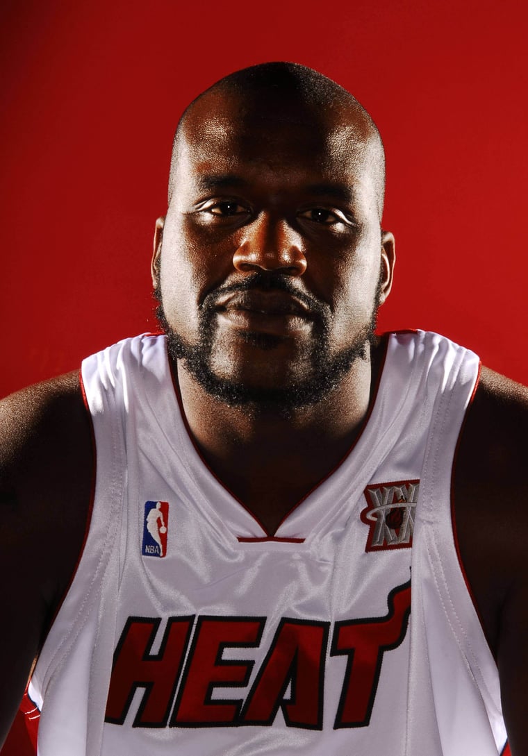 Shaquille O'Neal portrait media day miami heat