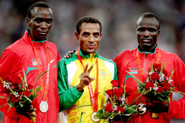 Kipchoge Bekele Cheruiyot Soi Olympia 2008 Peking