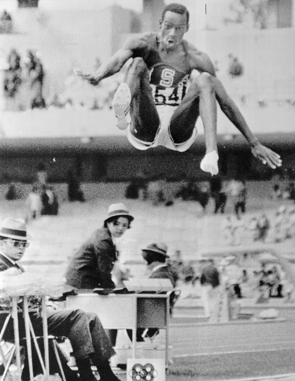Bob Beamon men long jump 1968 Mexico City Olympic Games