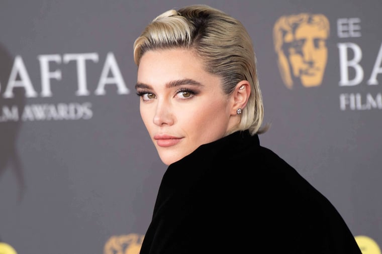 IMAGO / Avalon.red / Justin Ng | London Florence Pugh attends the EE BAFTA Film Awards 2024 at Royal Festival Hall.