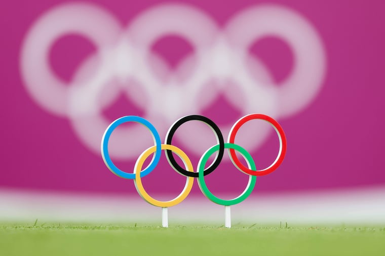 Olympic rings photo