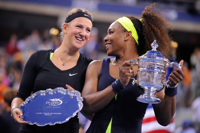 erena Williams defeats Belarus Victoria Azarenka and wins the 2012 US Open Championships in New York City