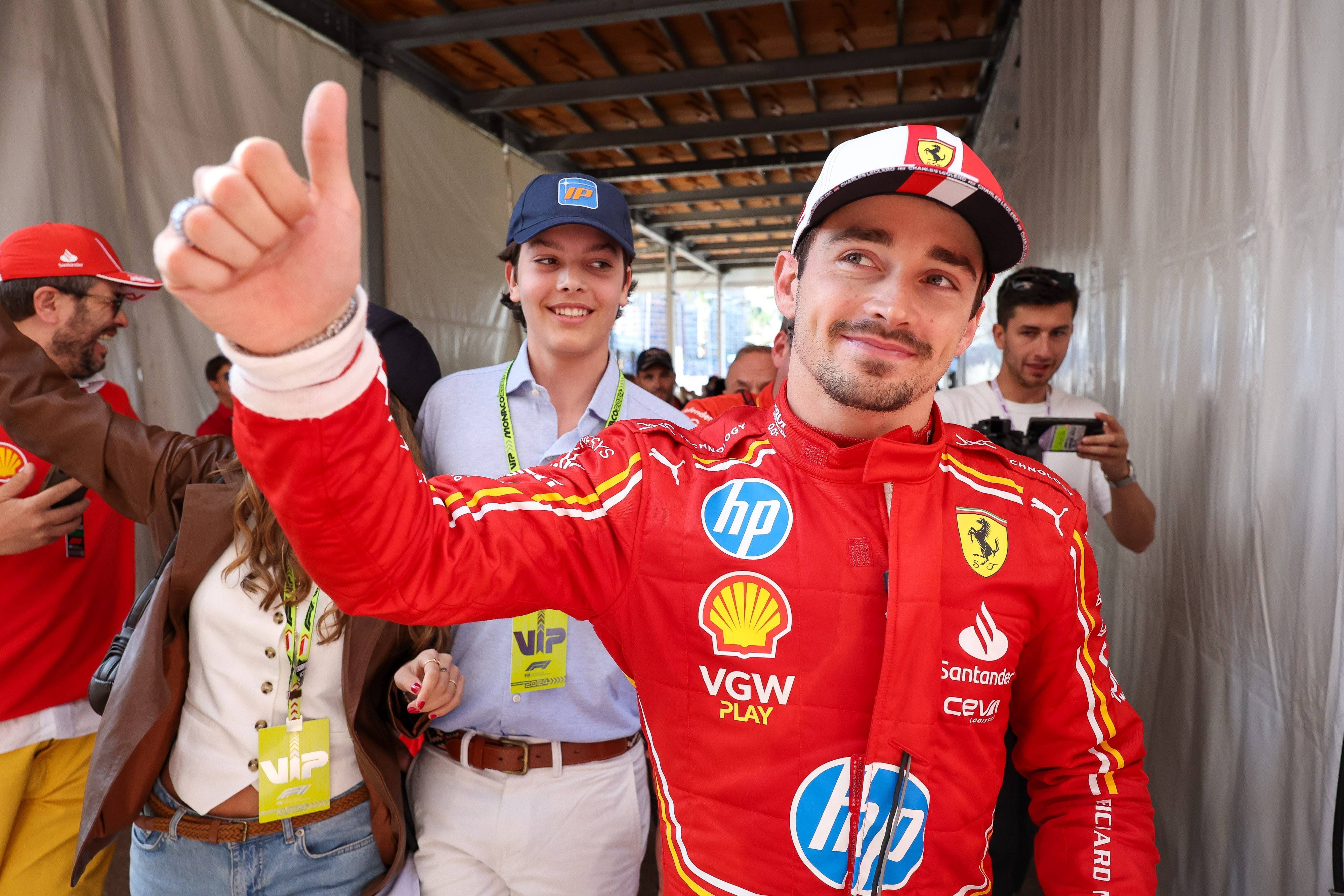 Charles Leclerc gewinnt das Qualifying beim F1 2024 Moncao GP