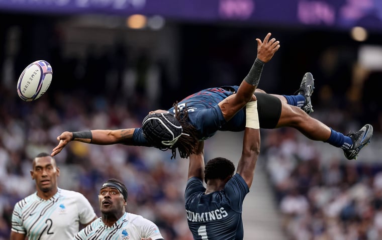 Aaron Cummings Kevon Williams rugby 7er Paris 2024