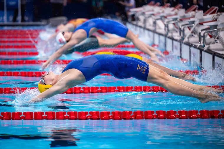 Louise Hansson women's 100m backstroke 2024 Olympics