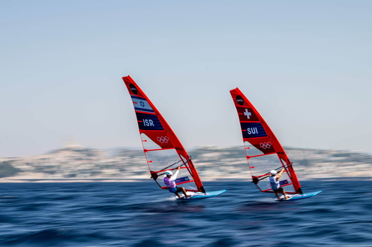 Reuveny Colombo windsurfing sailing race 2024 Olympics