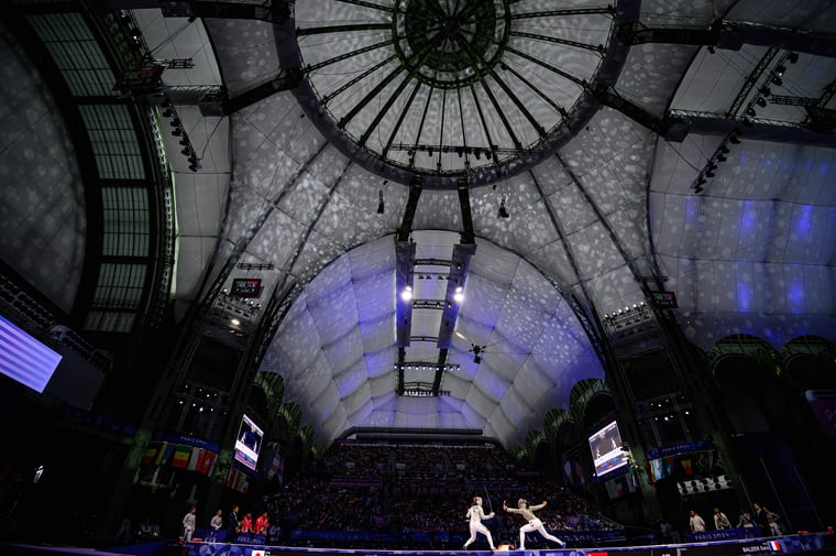 Fechten Paris 2024 Grand Palais