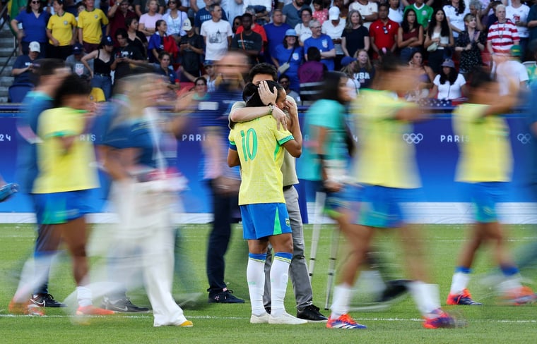 Marta football player Brazil farewell Paris 2024