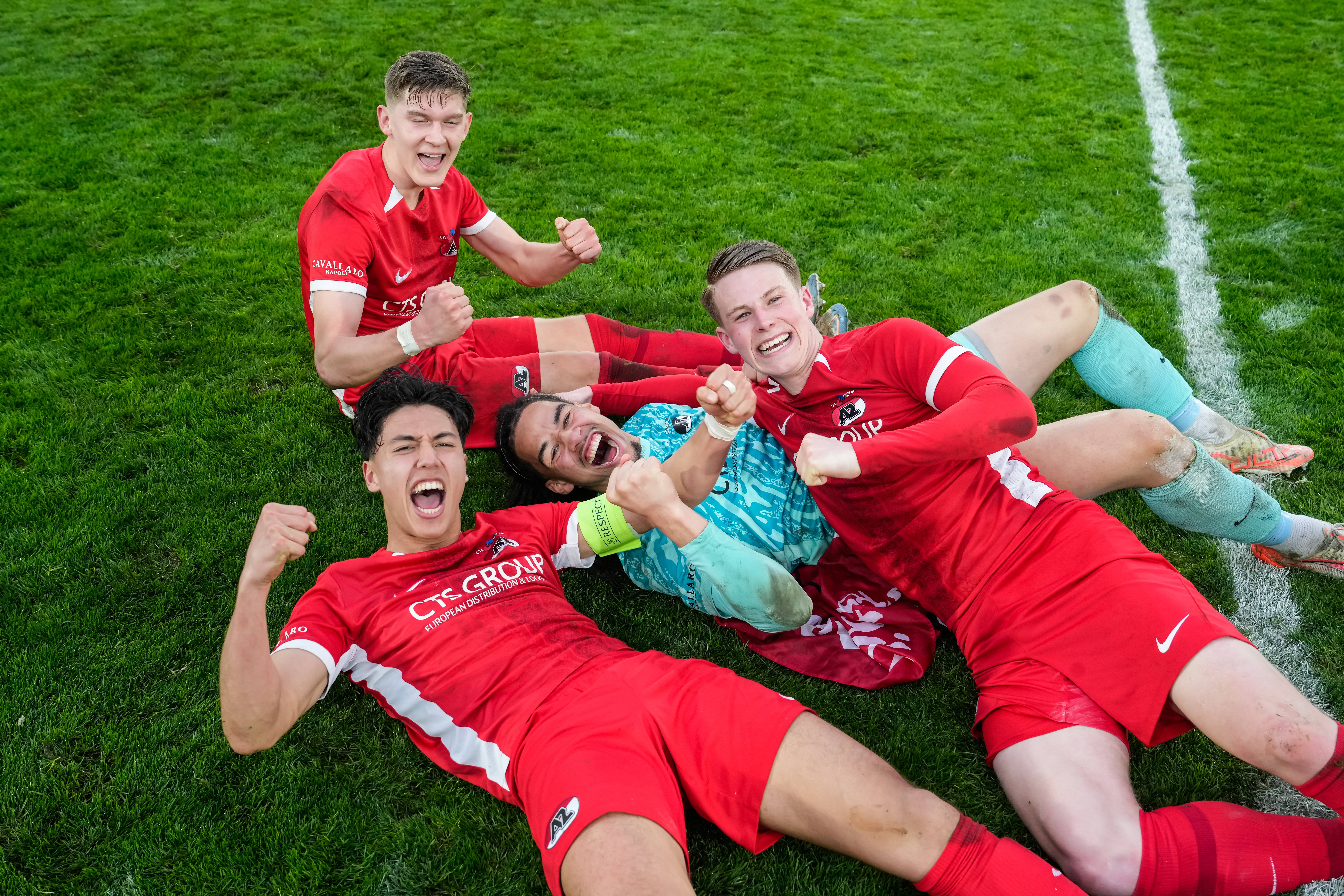 Foto von U19 Spielern vom AZ Alkmaar