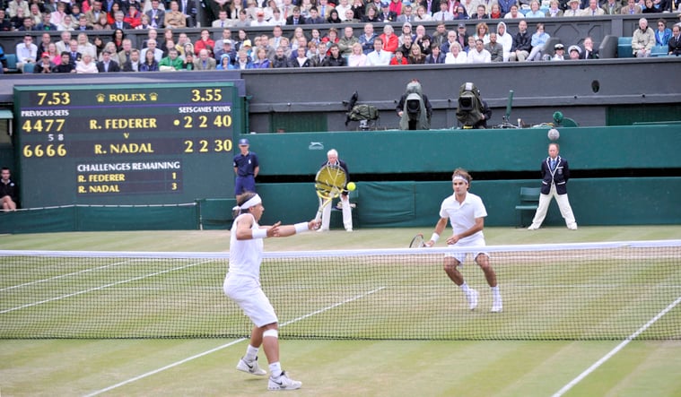 Wibledon 2008 MENS FINAL ROGER FEDERER V R. NADAL