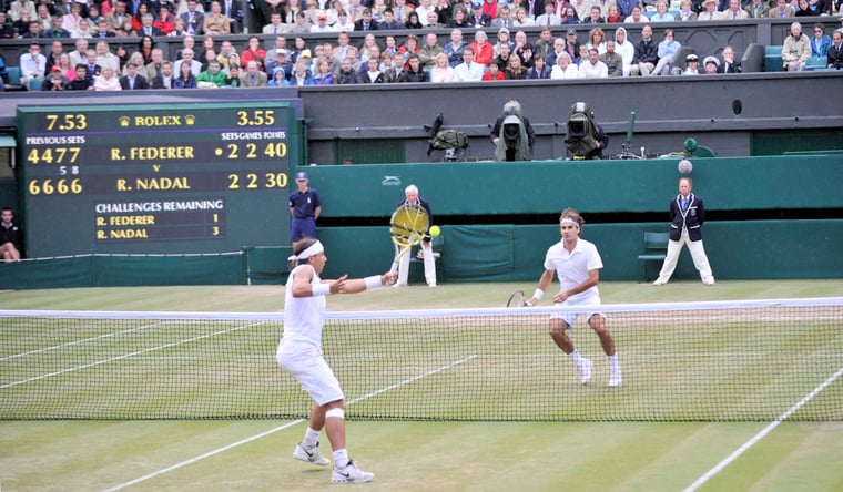 Wimbledon 2008 Herrenfinale Roger Federer vs. Nadal
