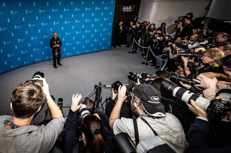 Steven Spielberg attends the 73rd Berlinale
