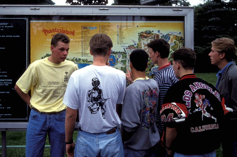 teenagers, theme park, phantasialand