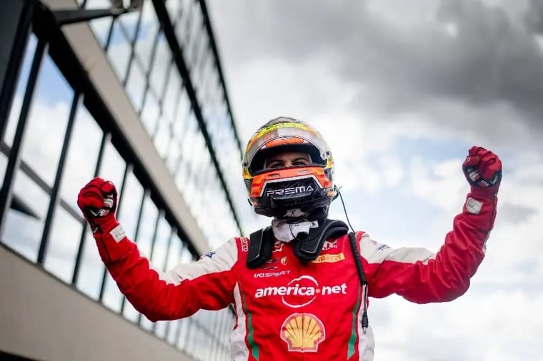 race-car-driver-celebrating-victory