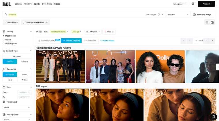 zendaya and timothe